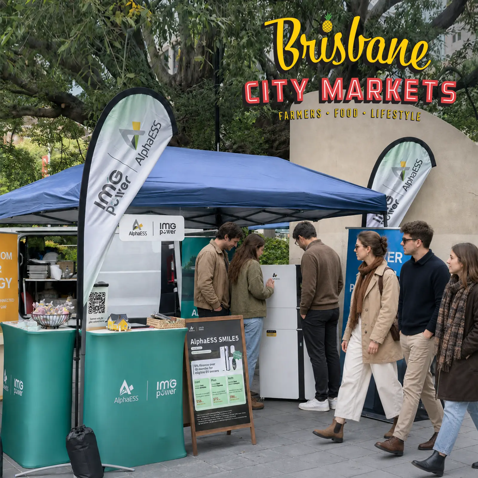 Cathedral Square Markets installation case